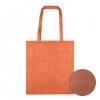 Orange Patterned Tote Bag